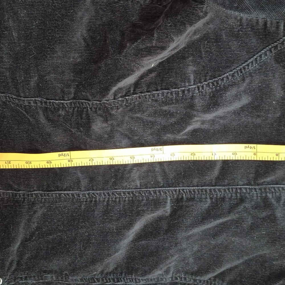 Gloria Vanderbilt Black Cordouroy Women's Blazer size XL Retro Regular Elegant* - Picture 12 of 12